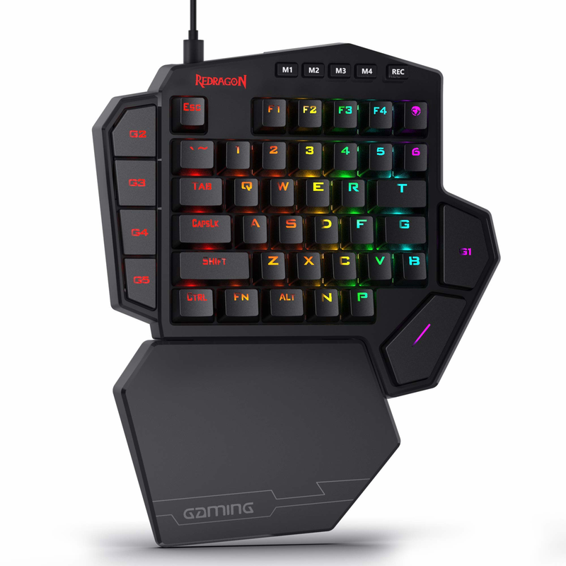 Gaming Keyboard 1 Hand - Redragon K585 DITI Teclado mecánico RGB