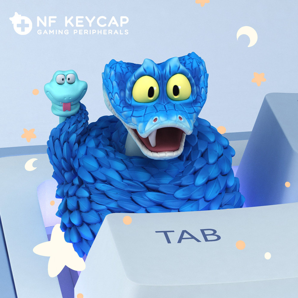Gaming Keyboard Backlit - Tecla Zootopia Gary De'Snake personalizada para