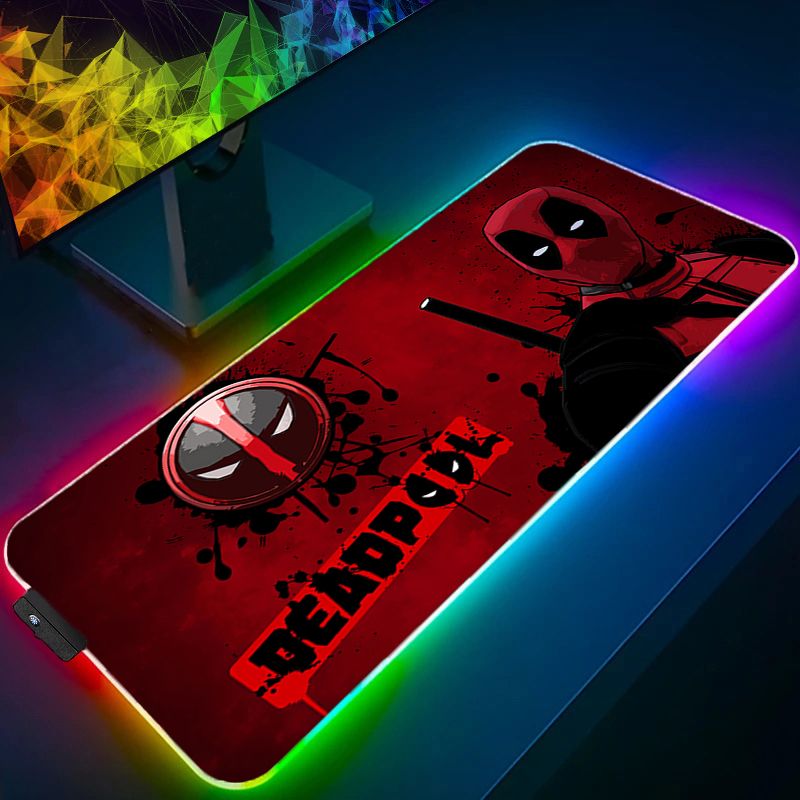 Gaming Keyboard Affordable - Alfombrilla de ratón LED para videojuegos,