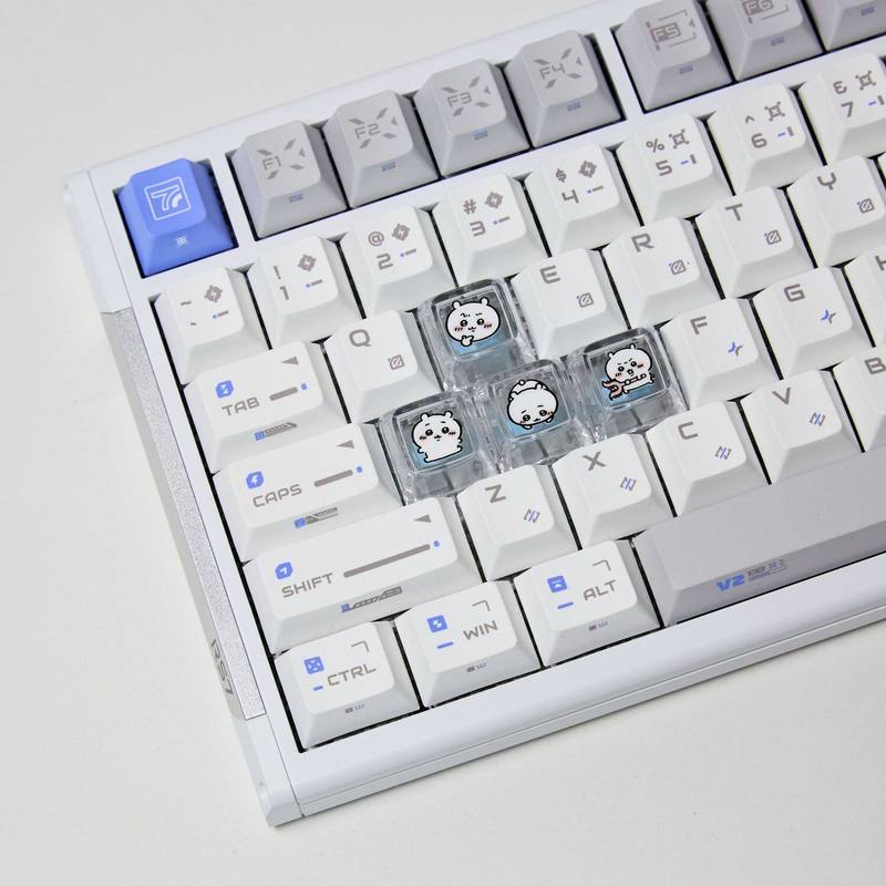 Gaming Keyboard Affordable - Chiikawa, 4 piezas de teclas personalizadas