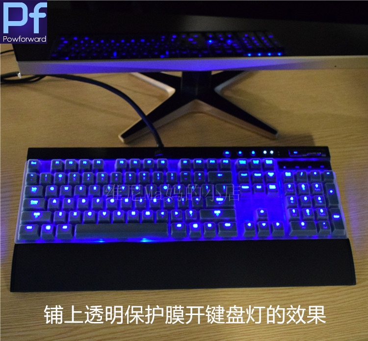 Gaming Keyboard Corsair - Cubiertas impermeables para teclado de PC,