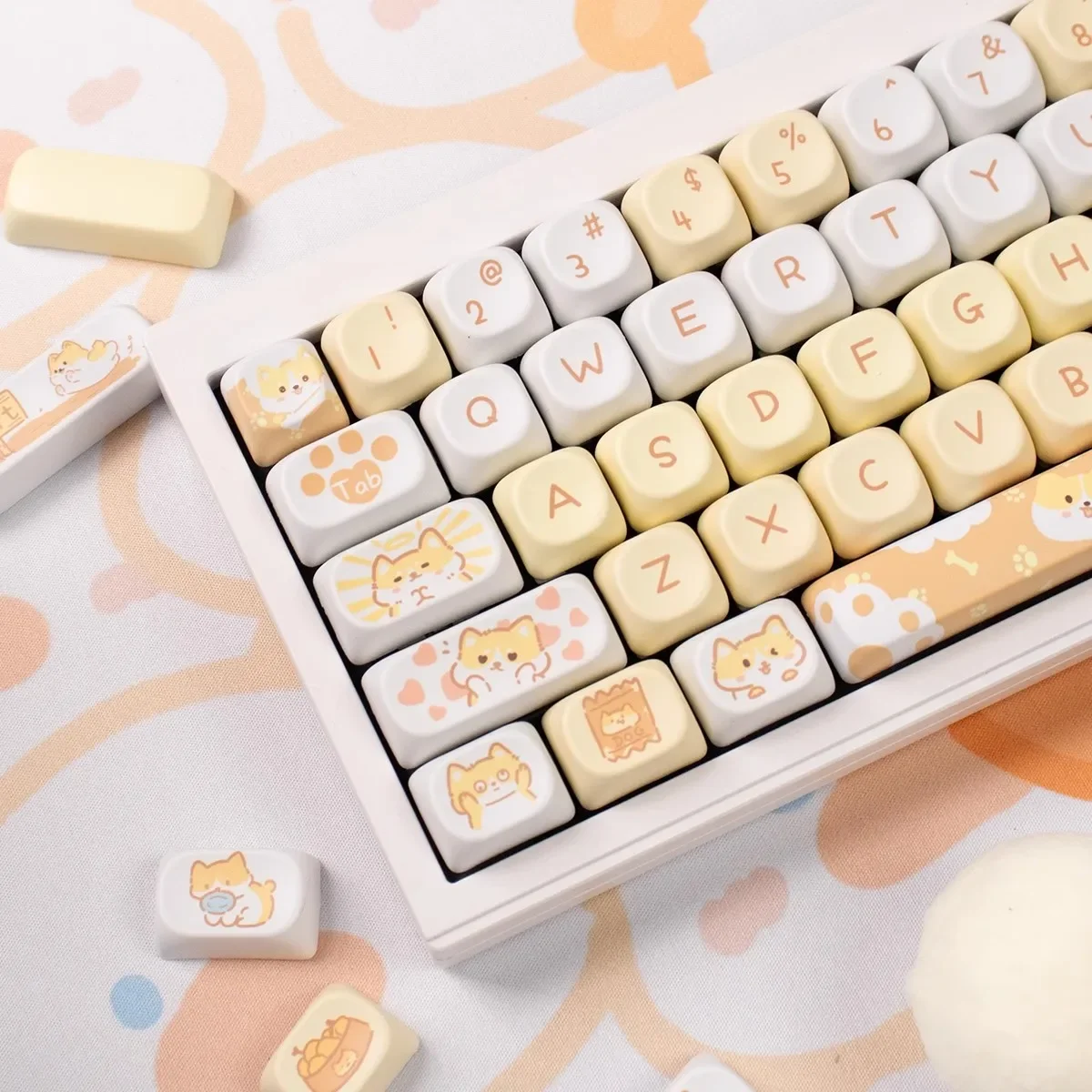 Gaming Keyboard 2026 - Nuevas Teclas Shiba Inu de 95