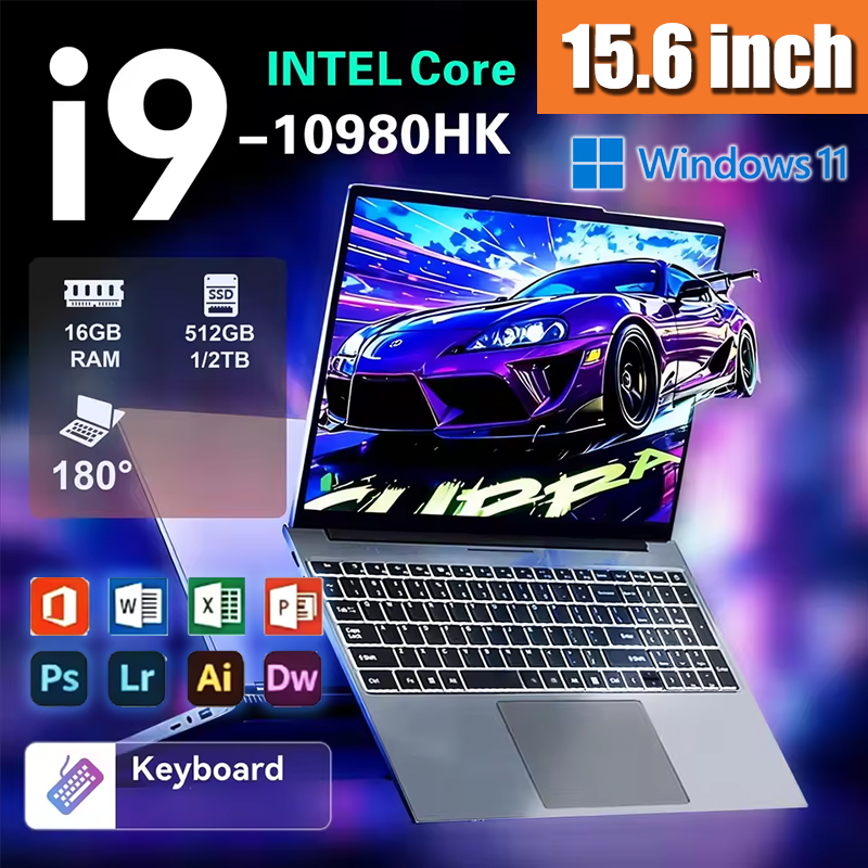 Gaming Keyboard Backlit - Portátil Firme de 15.6 Pulgadas con