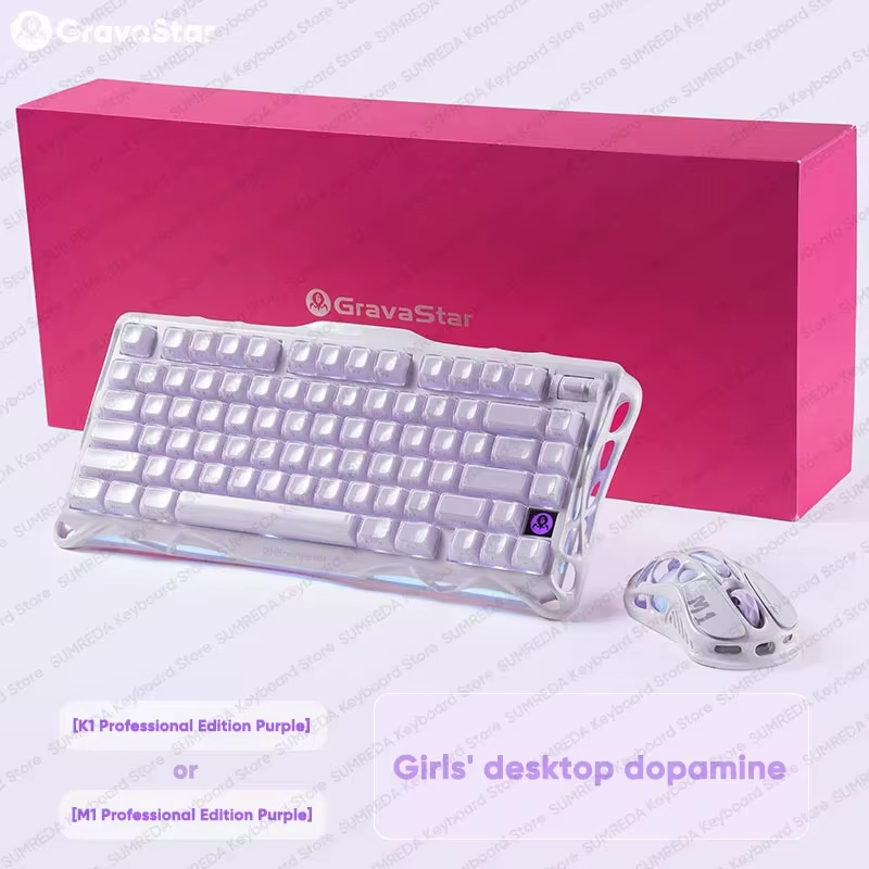 Gaming Keyboard Mouse Wireless - Ratón inalámbrico GravaStar M1 M2 o