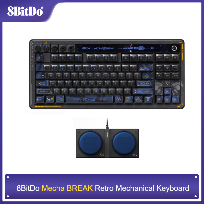Gaming Keyboard Bluetooth - Teclado mecánico retro 8BitDo 8 -