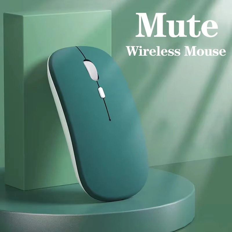 Gaming Keyboard Mouse Wireless - Ratón silencioso con Bluetooth, ratón inalámbrico