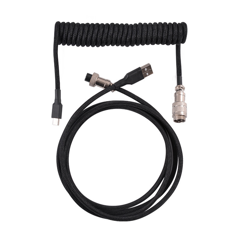 Coiled Usb Cable - Cable en espiral para teclado mecánico