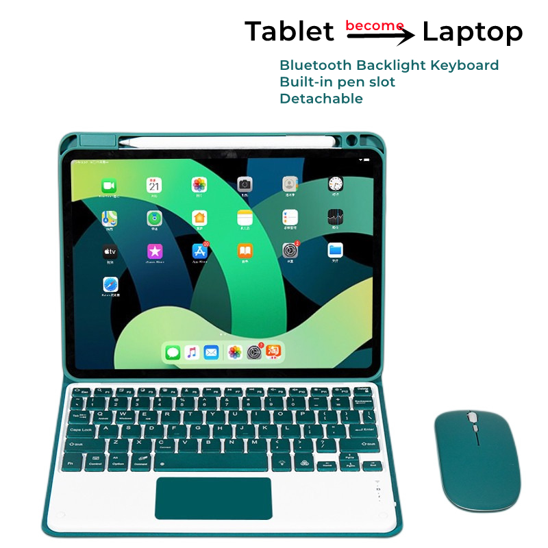 Funda con Teclado Retroilumina - Gaming Keyboard Mouse Wireless reseña y precio