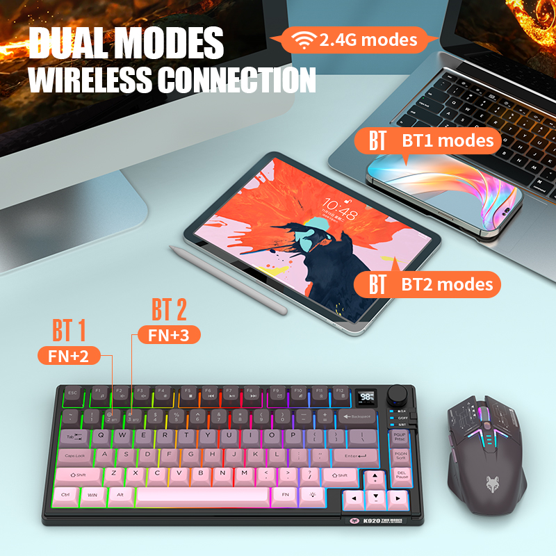Combo de teclado y ratón inalá - Gaming Keyboard Mouse Wireless reseña y precio