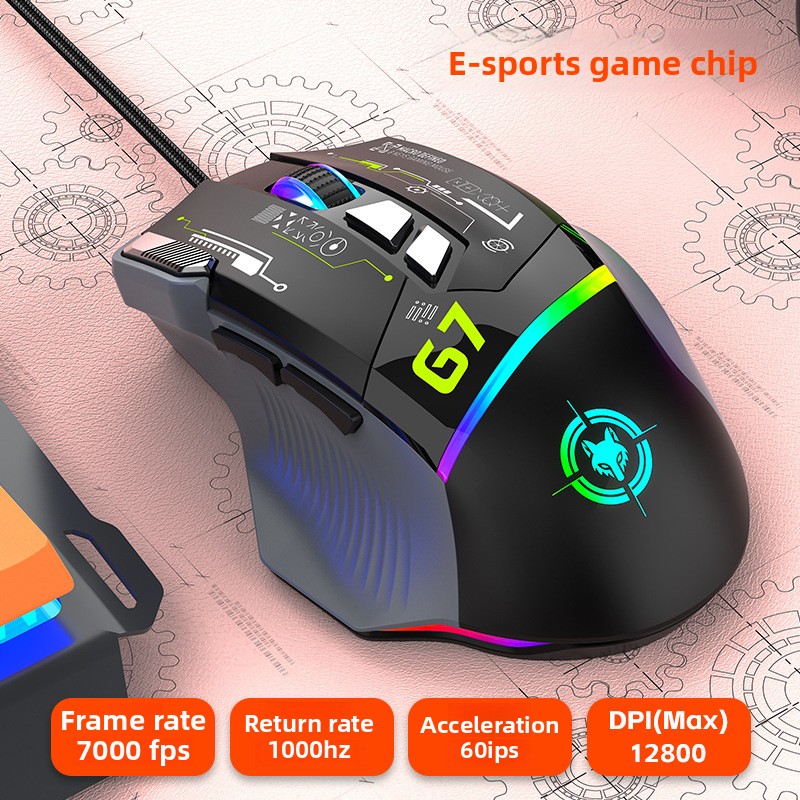 Mouse para Juegos con Cable G6 - Gaming Keyboard 1 Hand reseña y precio