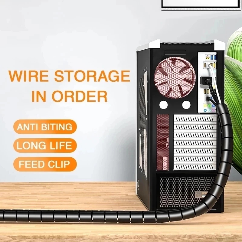 Clips organizadores de cables  - Coiled Usb Cable reseña y precio