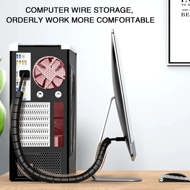 Clips organizadores de cables  - Coiled Usb Cable reseña y precio