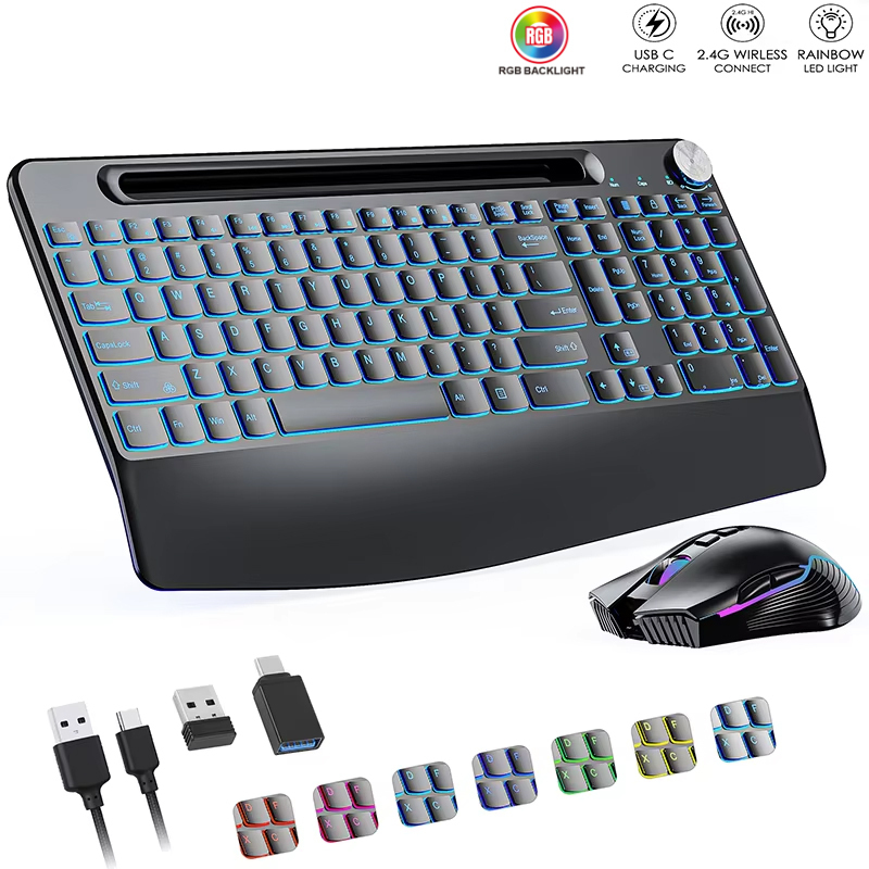 Combo de ratón y teclado inalá - Gaming Keyboard Mouse Wireless reseña y precio