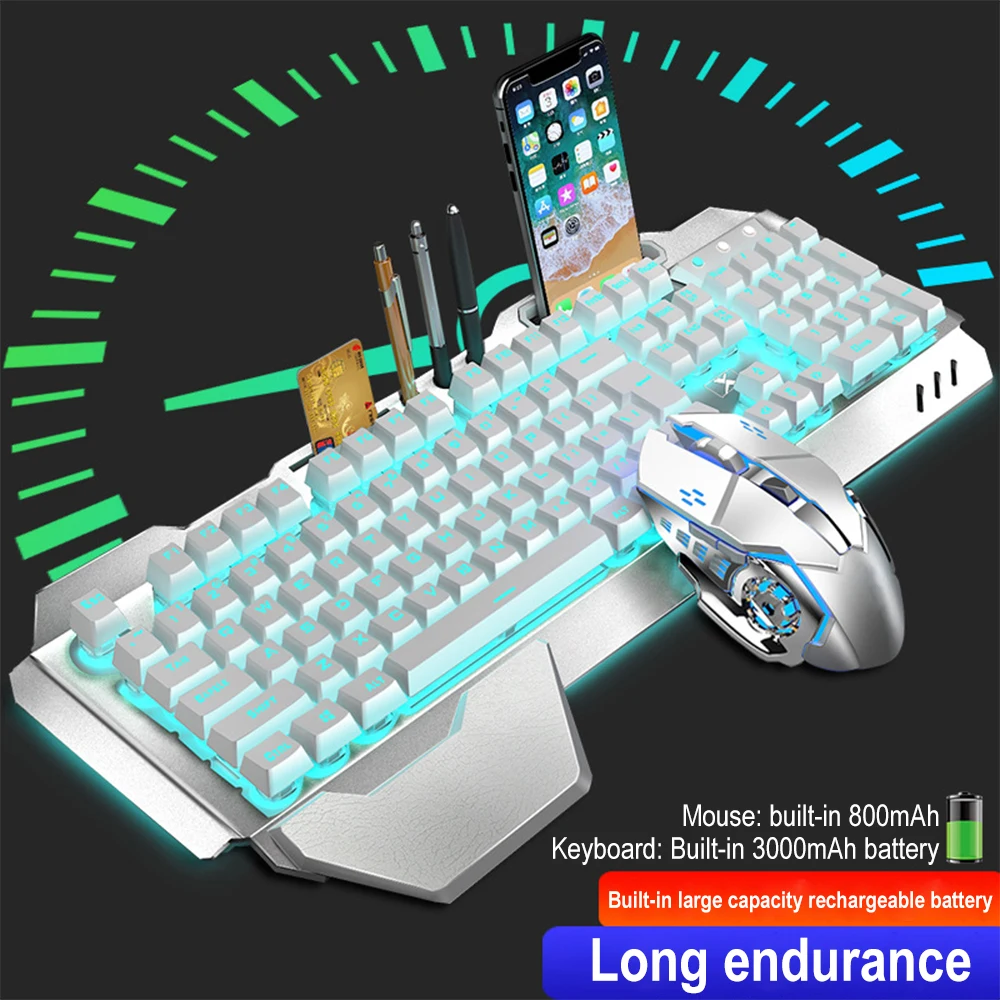 Teclado y ratón inalámbricos K - Gaming Keyboard Mouse Wireless reseña y precio