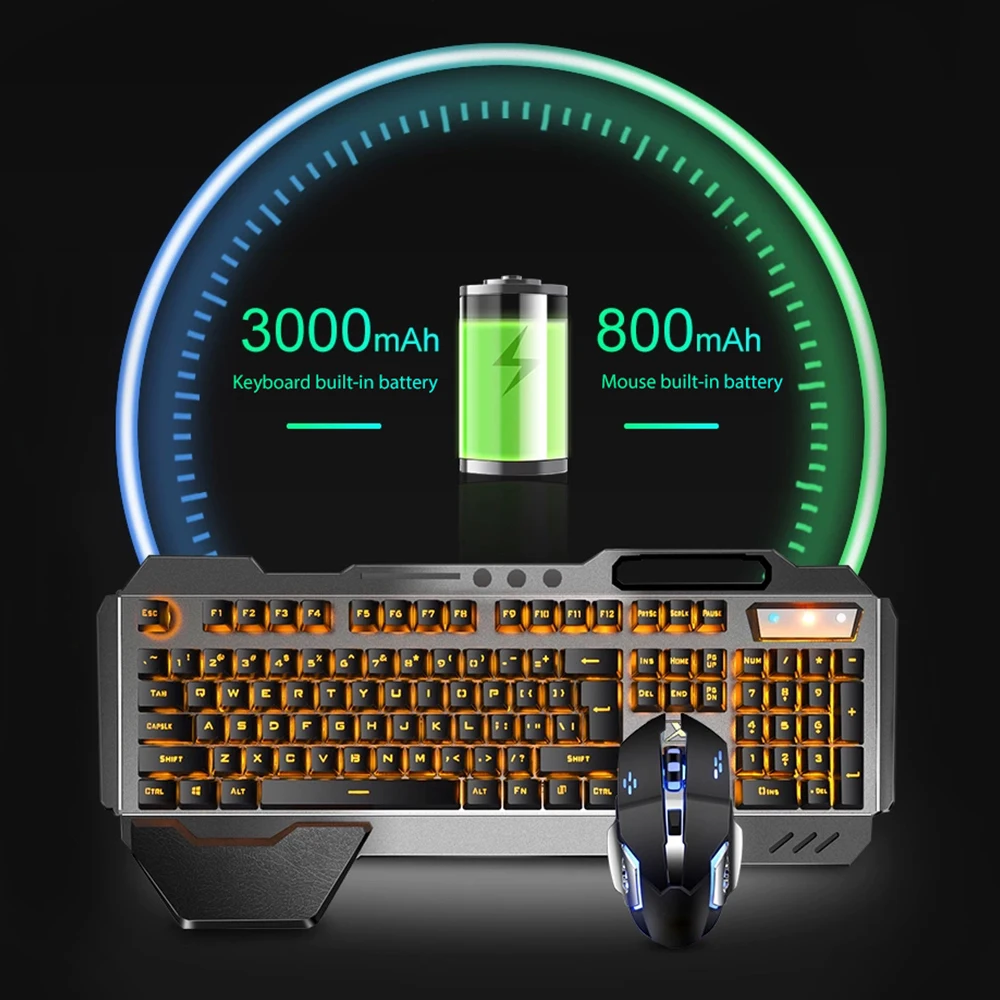 Teclado y ratón inalámbricos K - Gaming Keyboard Mouse Wireless reseña y precio
