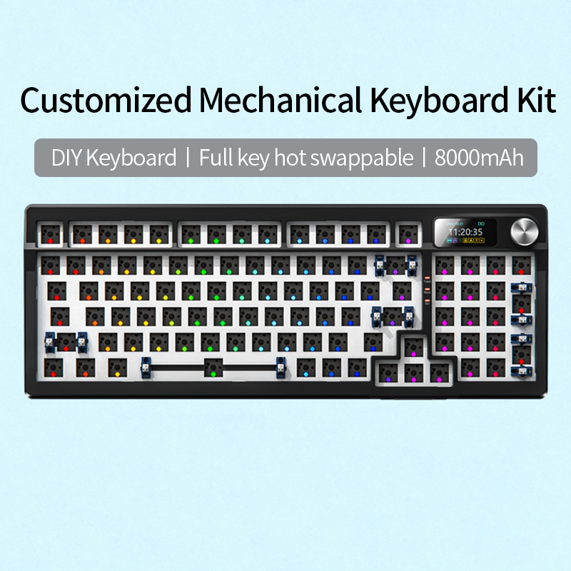 KIT de teclado mecánico YINDIA - Keyboard Gaming Transparent reseña y precio