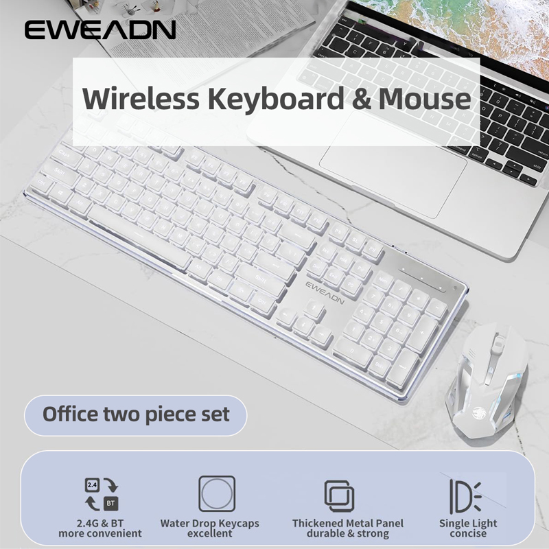 EWEADN V3 Juego de teclado y m - Gaming Keyboard Mouse Wireless reseña y precio