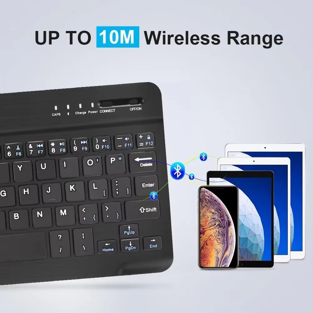 Teclado inalámbrico Bluetooth  - Gaming Keyboard Bluetooth reseña y precio