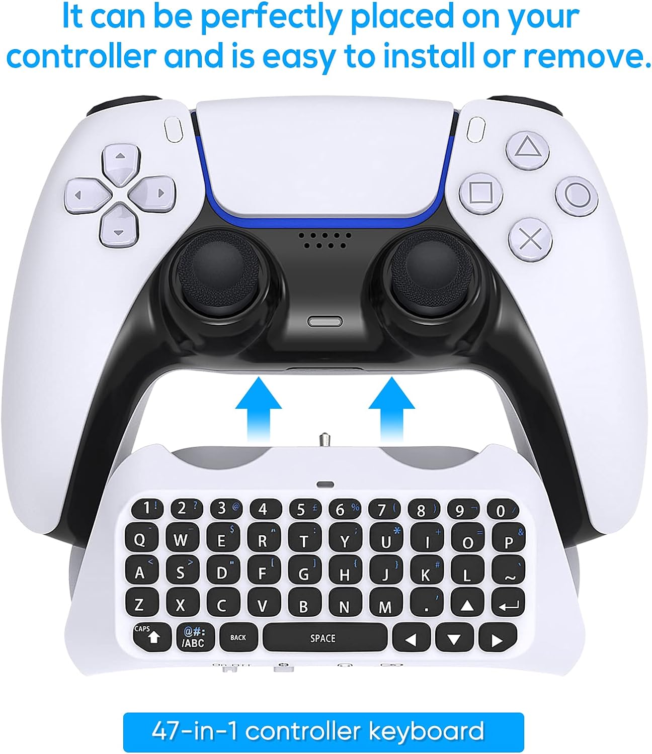 Para controlador PS5, accesori - Gaming Keyboard Bluetooth reseña y precio