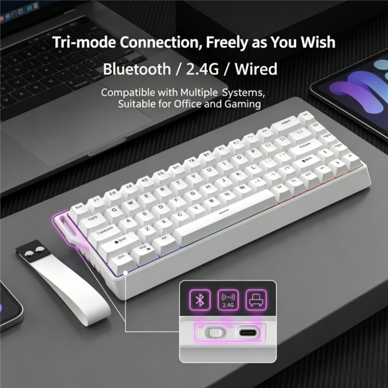 Teclado Mecánico Inalámbrico K - Keyboard Gaming Transparent reseña y precio