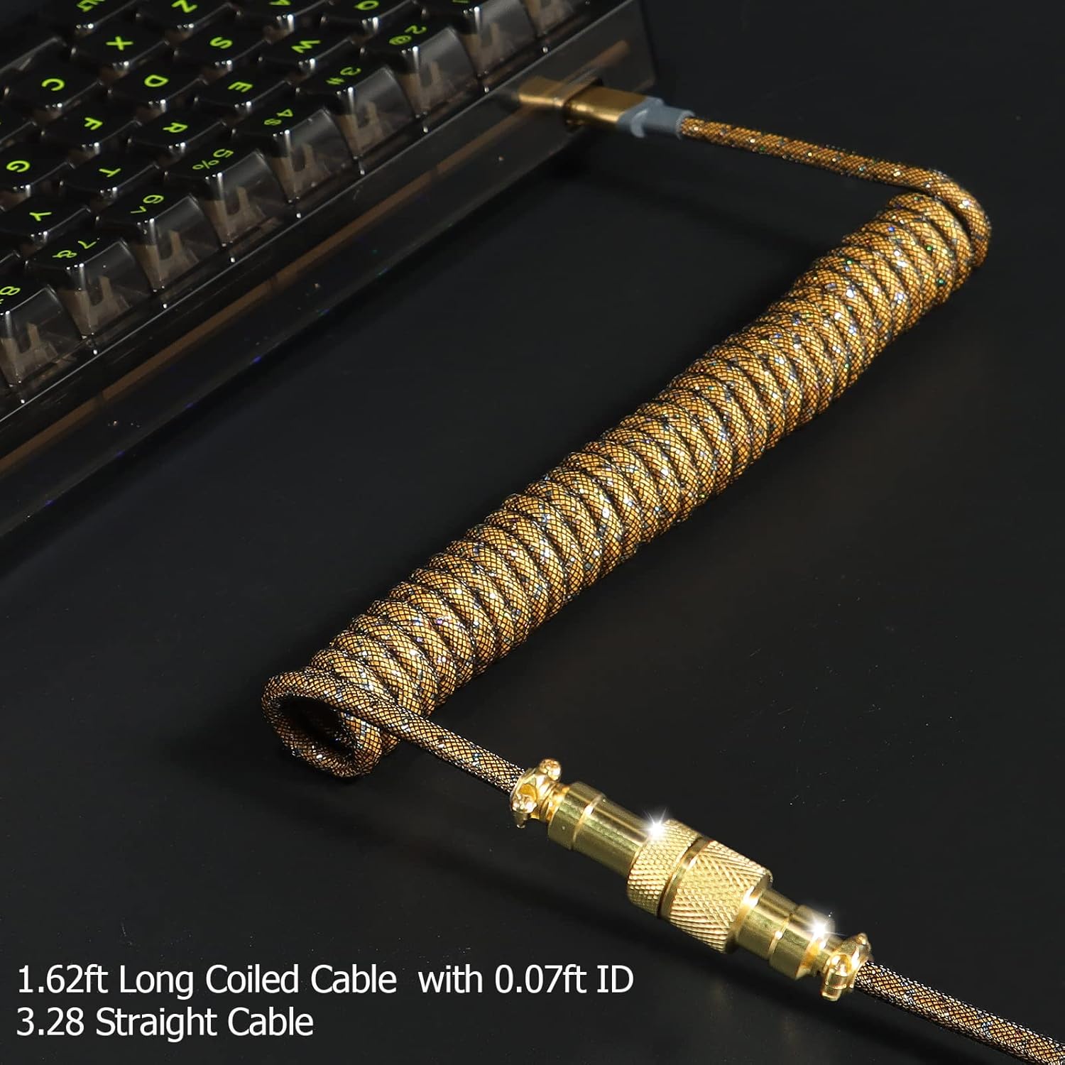 ATTACK SHARK * MAMBASNAKE C03  - Coiled Usb Cable reseña y precio