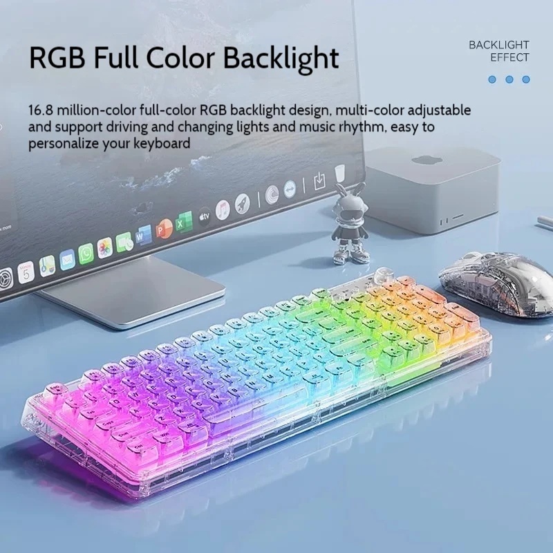 Combo de Teclado y Ratón Inalá - Keyboard Gaming Transparent reseña y precio
