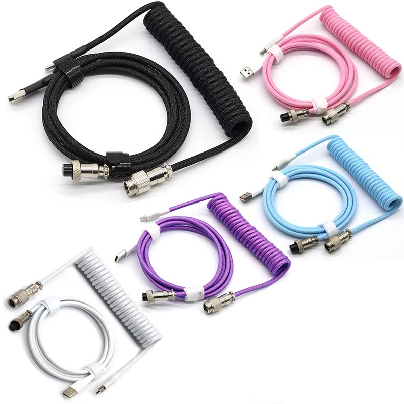 Cable en espiral para teclado  - Coiled Usb Cable reseña y precio