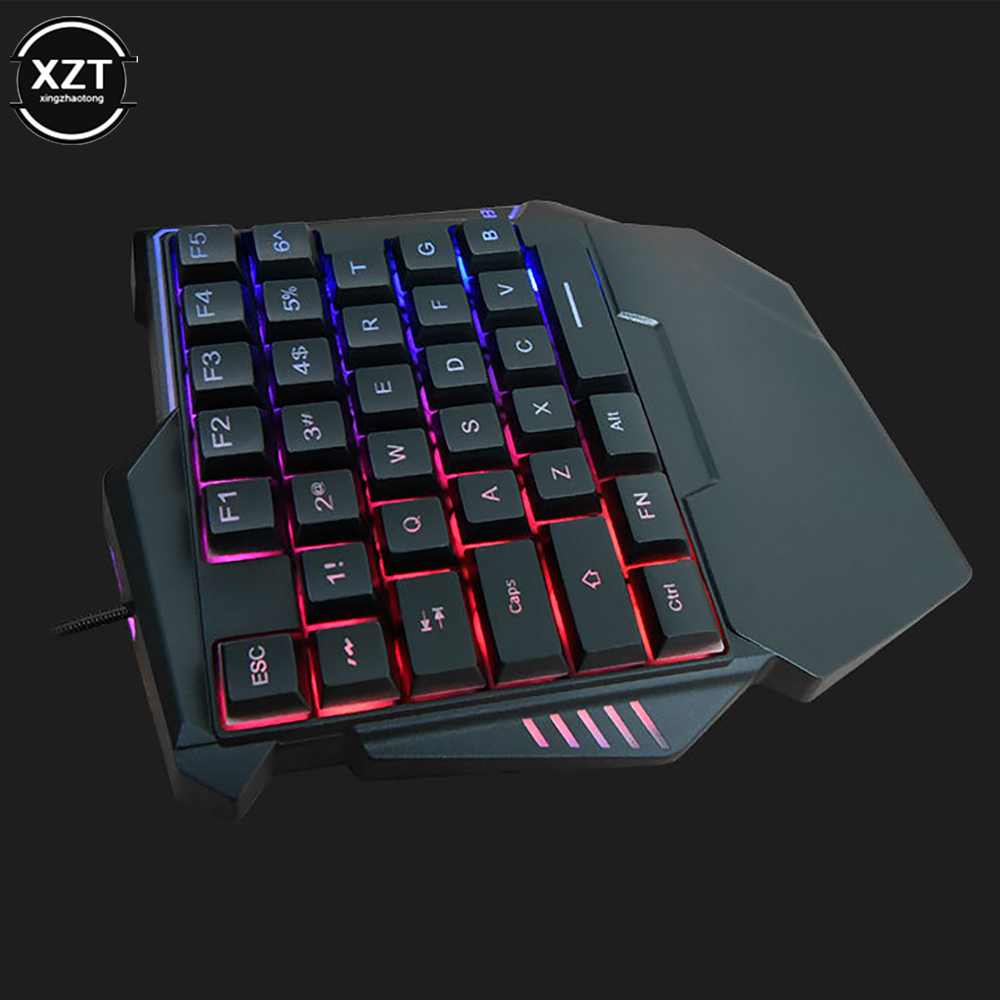 Teclado USB de una sola mano p - Gaming Keyboard 1 Hand reseña y precio