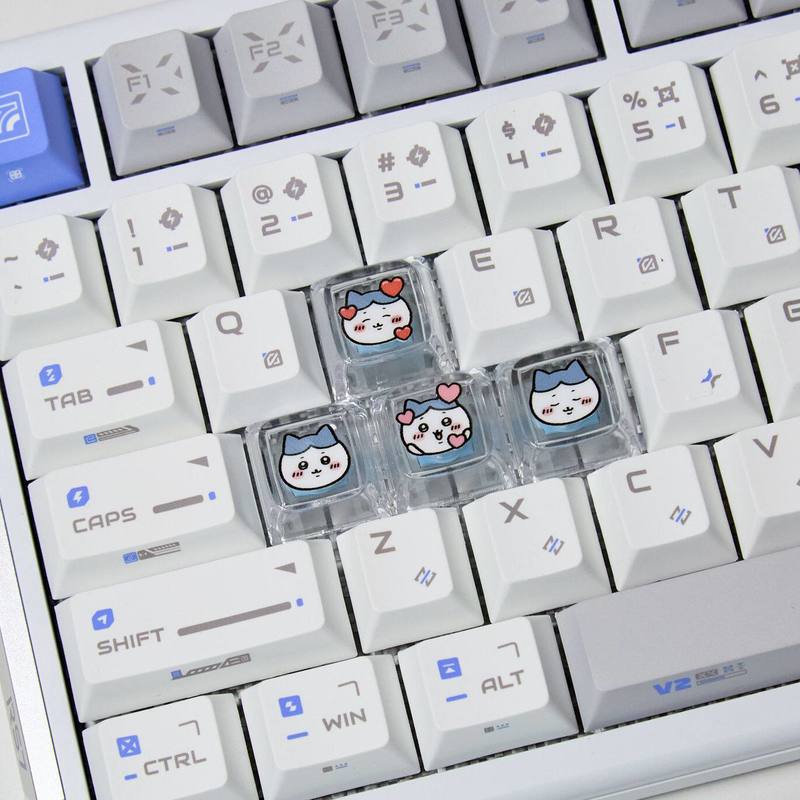Chiikawa, 4 piezas de teclas p - Gaming Keyboard Affordable reseña y precio
