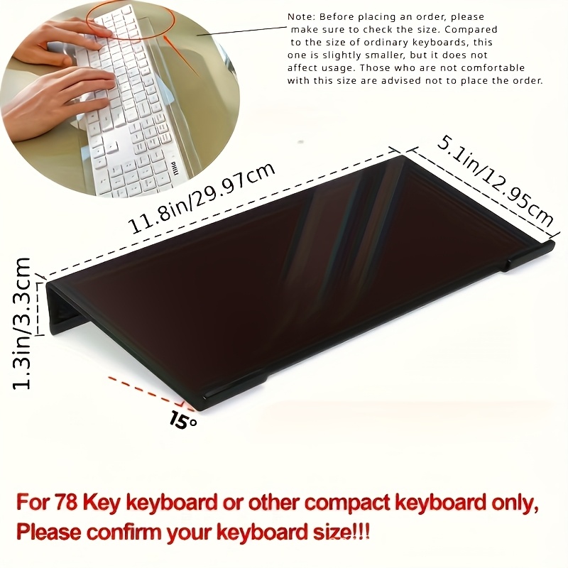 Soporte para teclado acrílico, - Keyboard Gaming Transparent reseña y precio