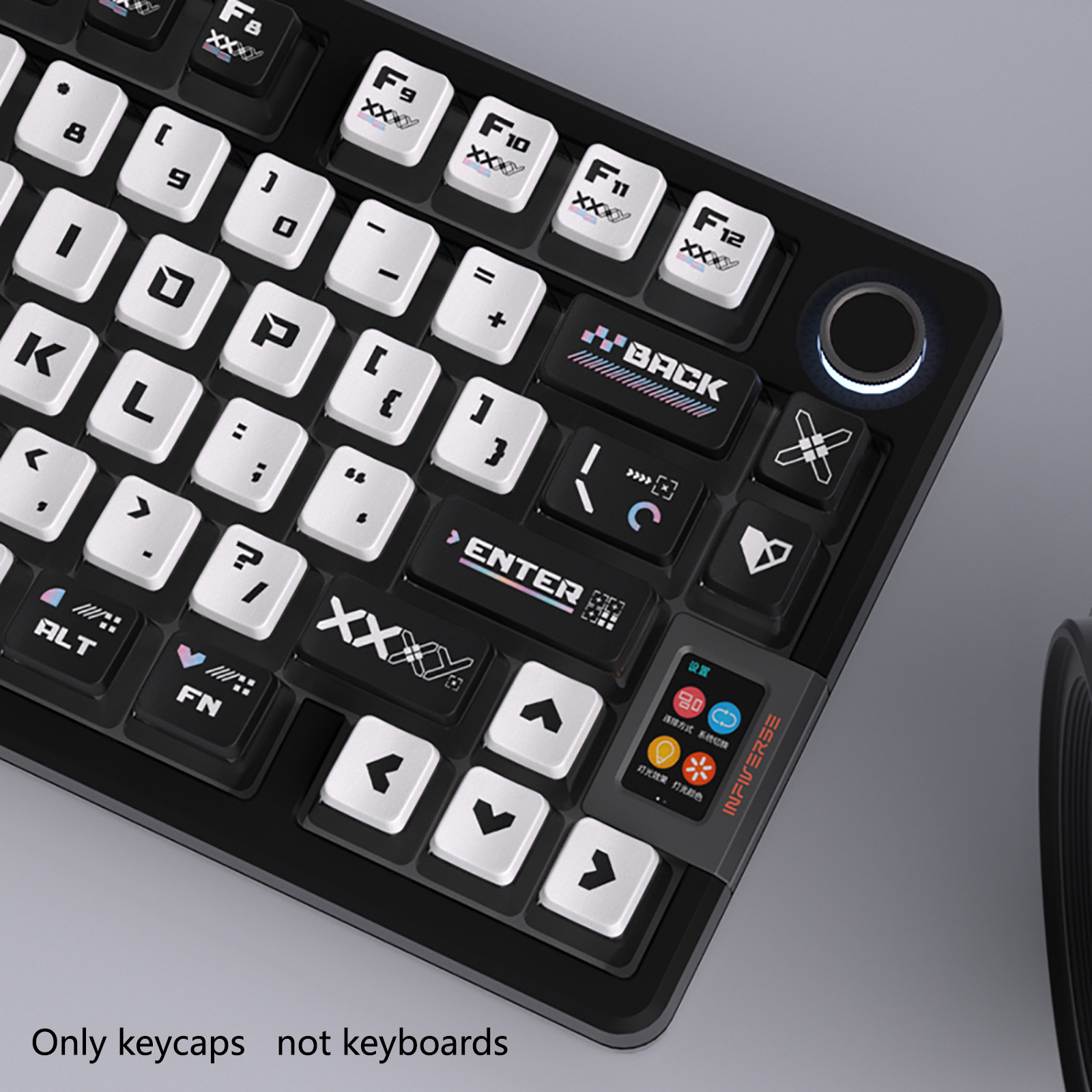 Teclas con diseño de Pudding e - Keyboard Gaming Transparent reseña y precio