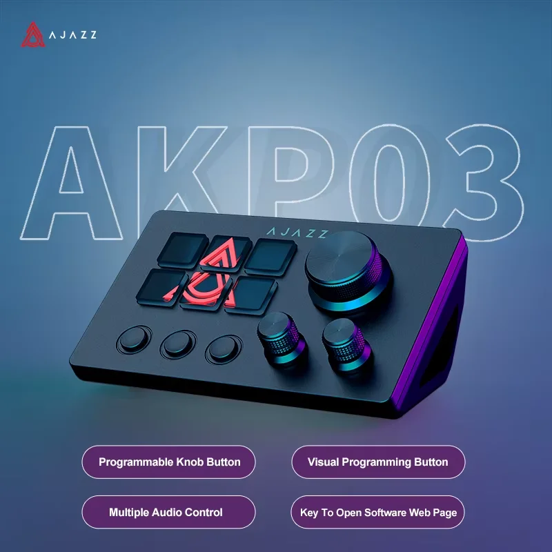 Ajazz AKP03E/153E - Panel de C - Gaming Keyboard 1 Hand reseña y precio
