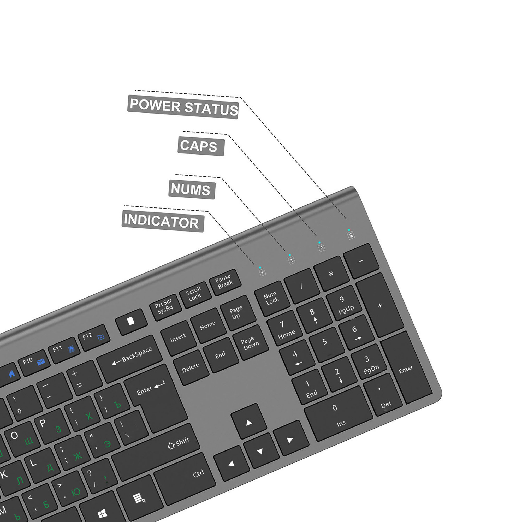 Juego de teclado y ratón inalá - Gaming Keyboard Mouse Wireless reseña y precio