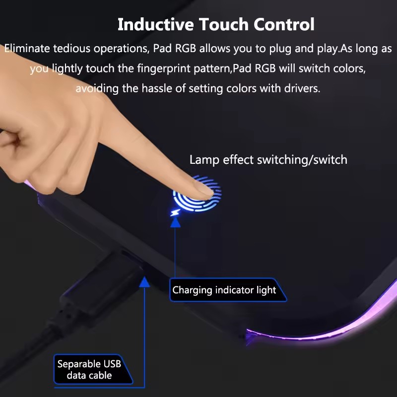 Alfombrilla de ratón RGB con c - Gaming Keyboard Mouse Wireless reseña y precio