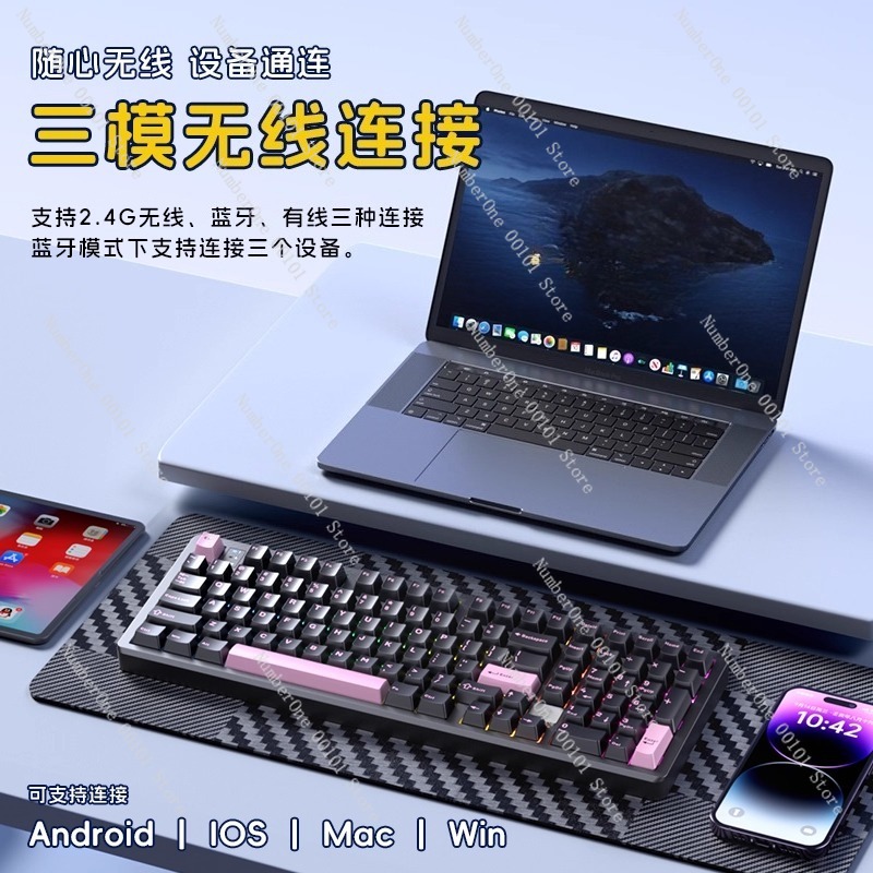 Teclado mecánico de aleación d - Gaming Keyboard Bluetooth reseña y precio