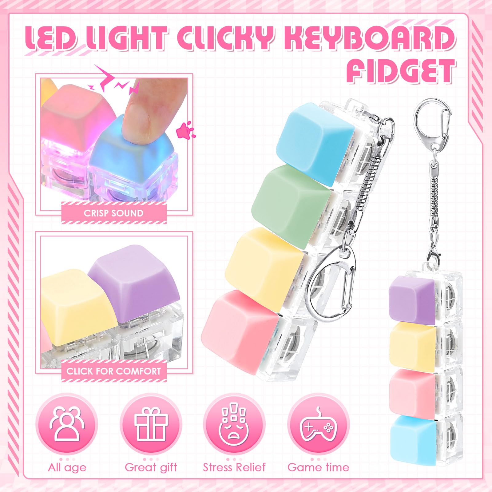 Llavero LED Luminoso con Inter - Mechanical Switch Tester reseña y precio