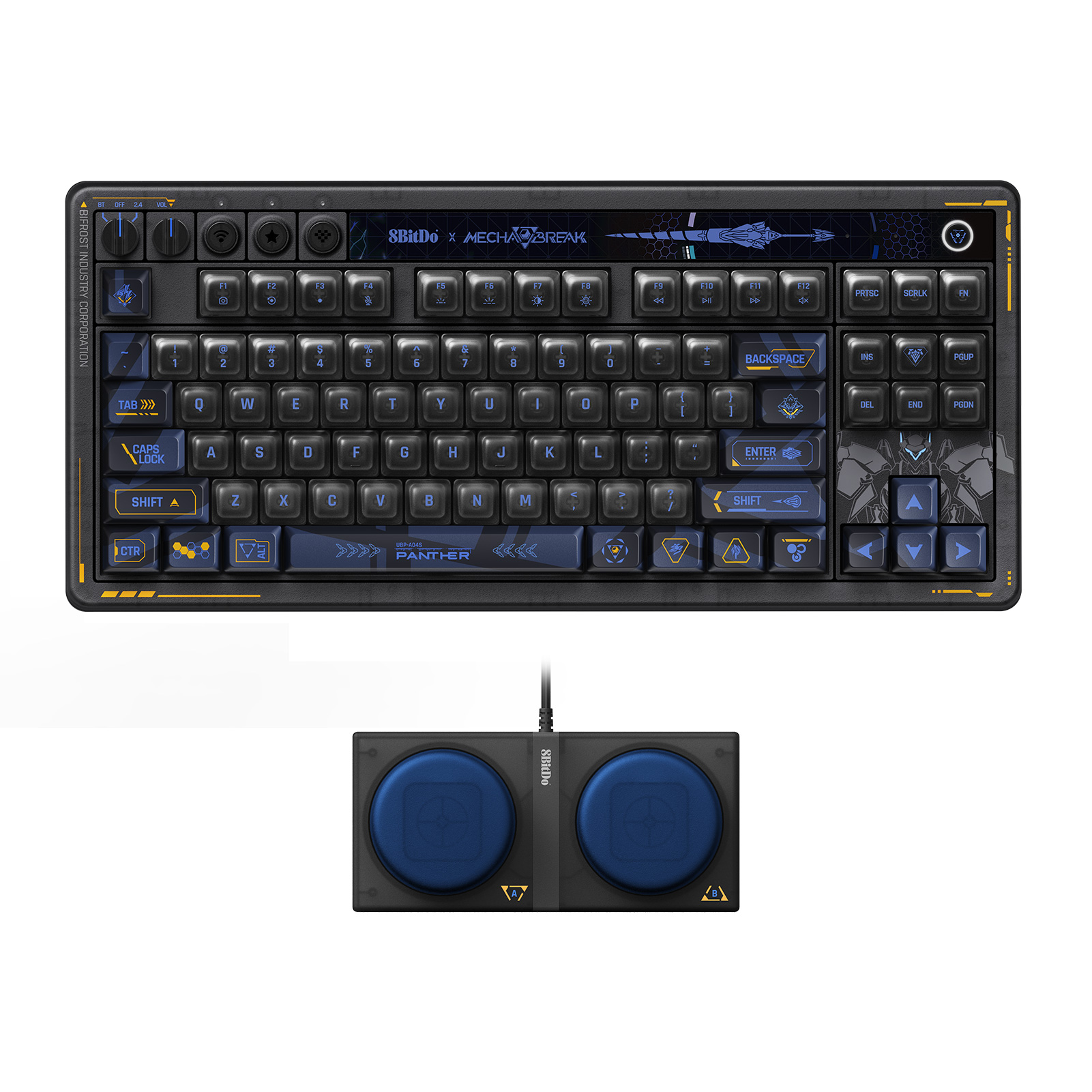 Teclado mecánico retro 8BitDo  - Gaming Keyboard Bluetooth reseña y precio