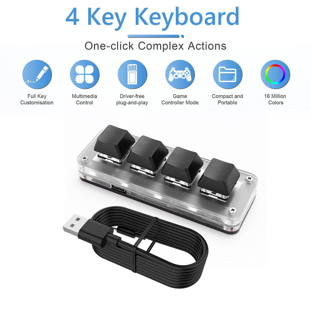 Teclado Mecánico para Juegos d - Gaming Keyboard 1 Hand reseña y precio